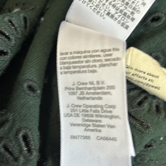 Madewell Embroidered ‎ Corduroy Tie Sleeve
Eyelet Blouse size XS NO SIZE TAG - Picture 7 of 8